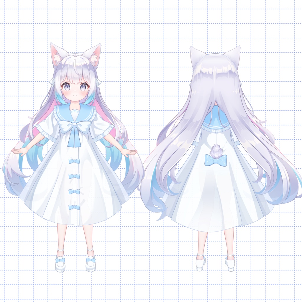 【3Dアバター】- つきの Tukino-【VRChat/VRM/パーフェクトシンク】