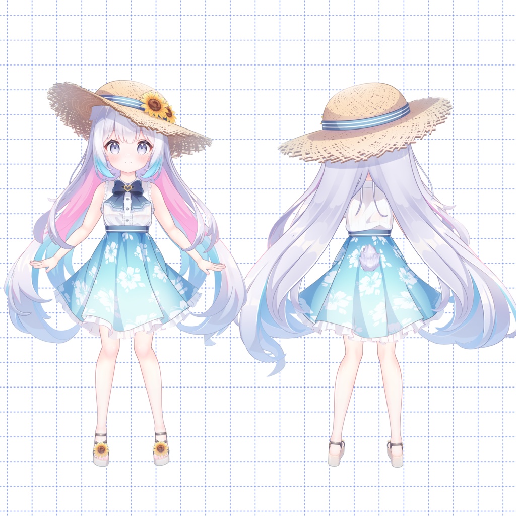 【3Dアバター】- つきの Tukino-【VRChat/VRM/パーフェクトシンク】