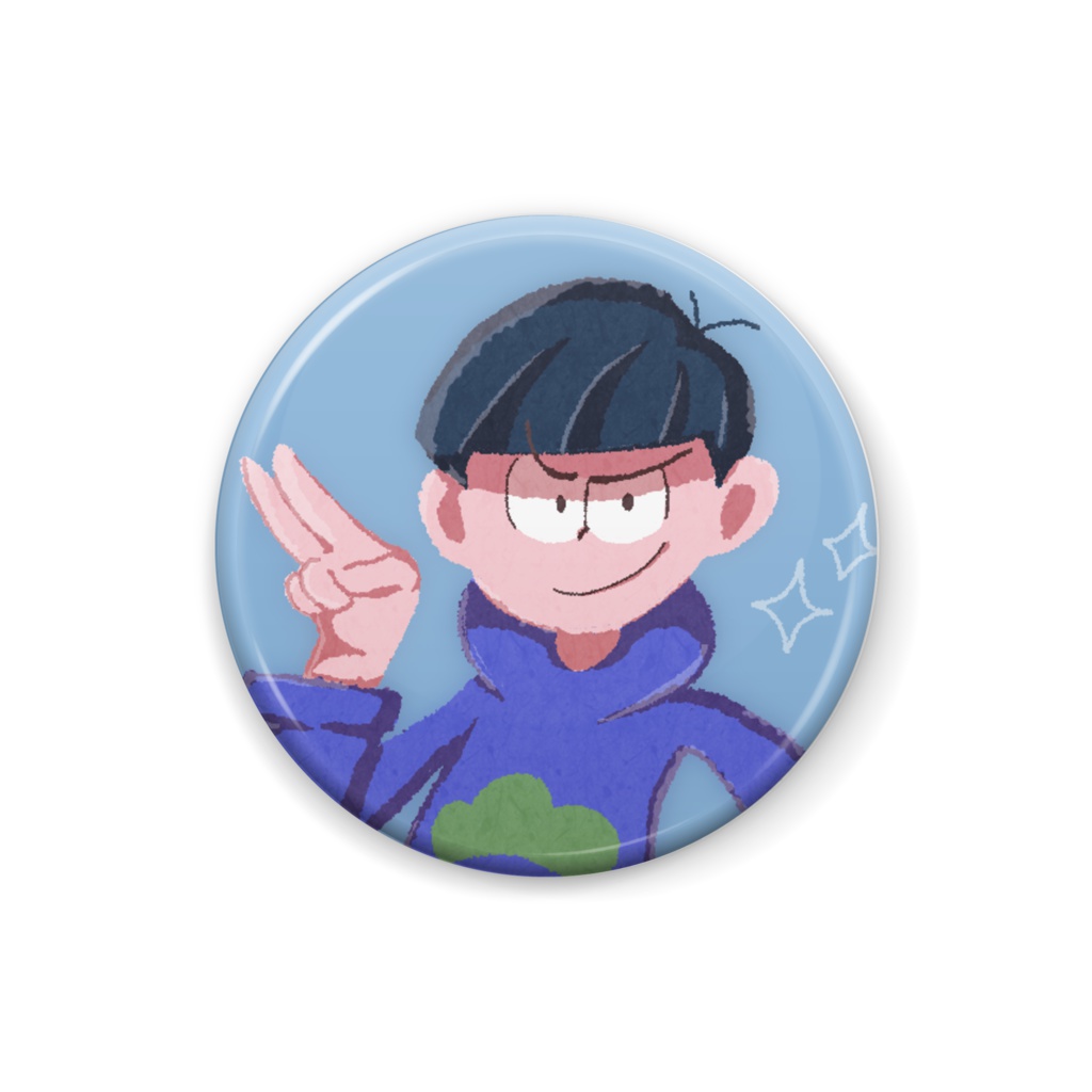 カラ松な缶バッジ