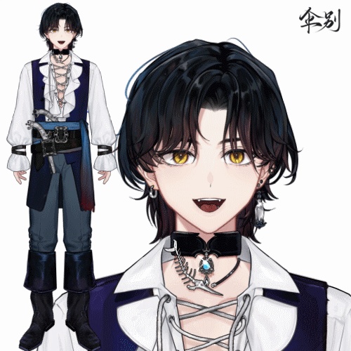 【量販】Live2D model_汎用モデル_VTS専用_海盗船长