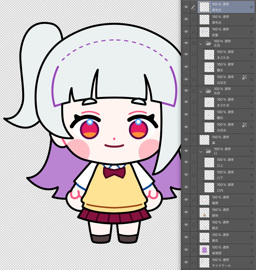 【無料教材】【#Live2d 初心者向け講座】1時間で完成❗️かんたんカワイイ「うごく推しぬい」を作ってみよう✨講座用データ