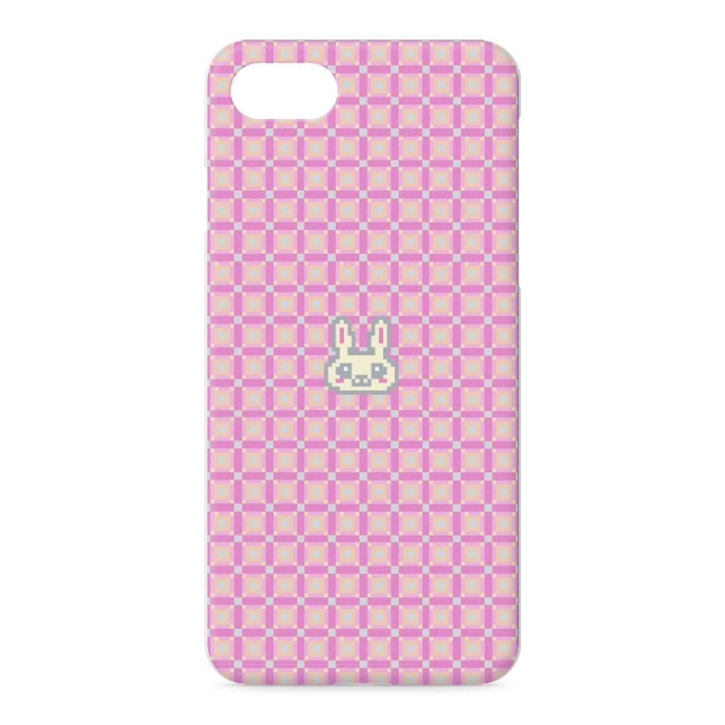 【しあわせうさぎ】iPhoneケース(pink box)