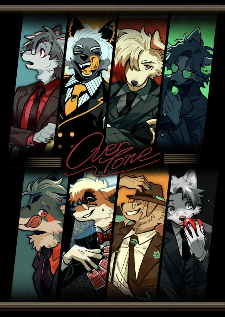 【スーツイラスト集】Overtone