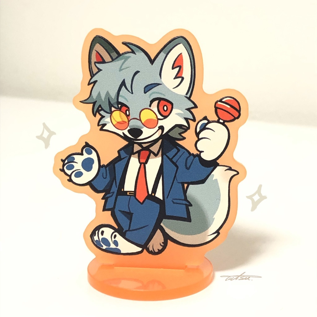 【アクリルスタンド】青スーツオオカミ