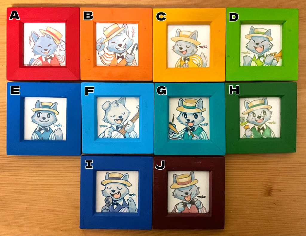 【ミニ原画】Color Circle Band