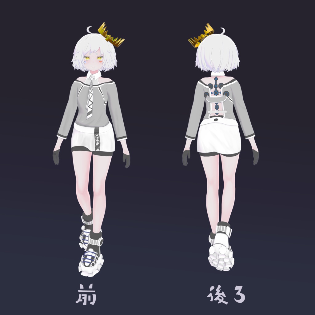 VRC向けオリジナル3Dモデル『いら=こるみる』