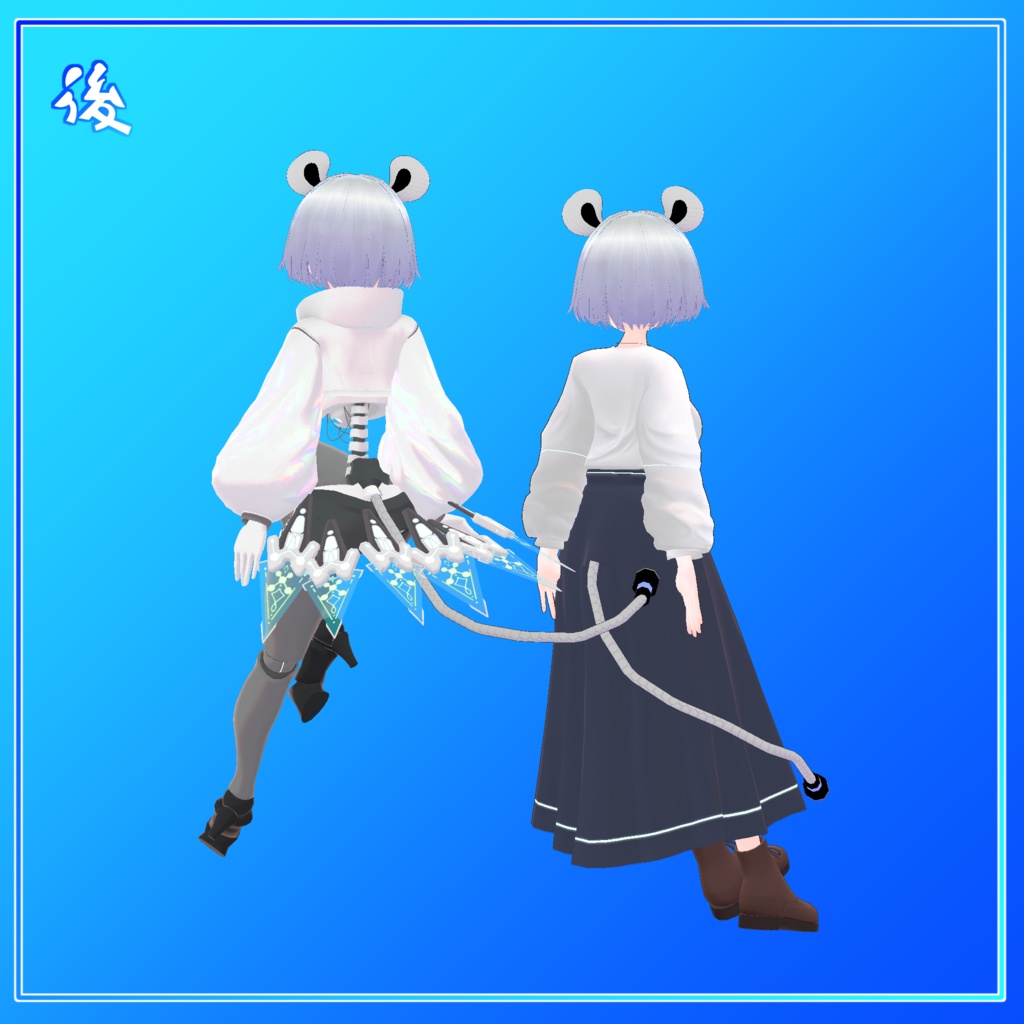 VRC向けオリジナル3Dモデル『Junk Monas(じゃんくもなす)』