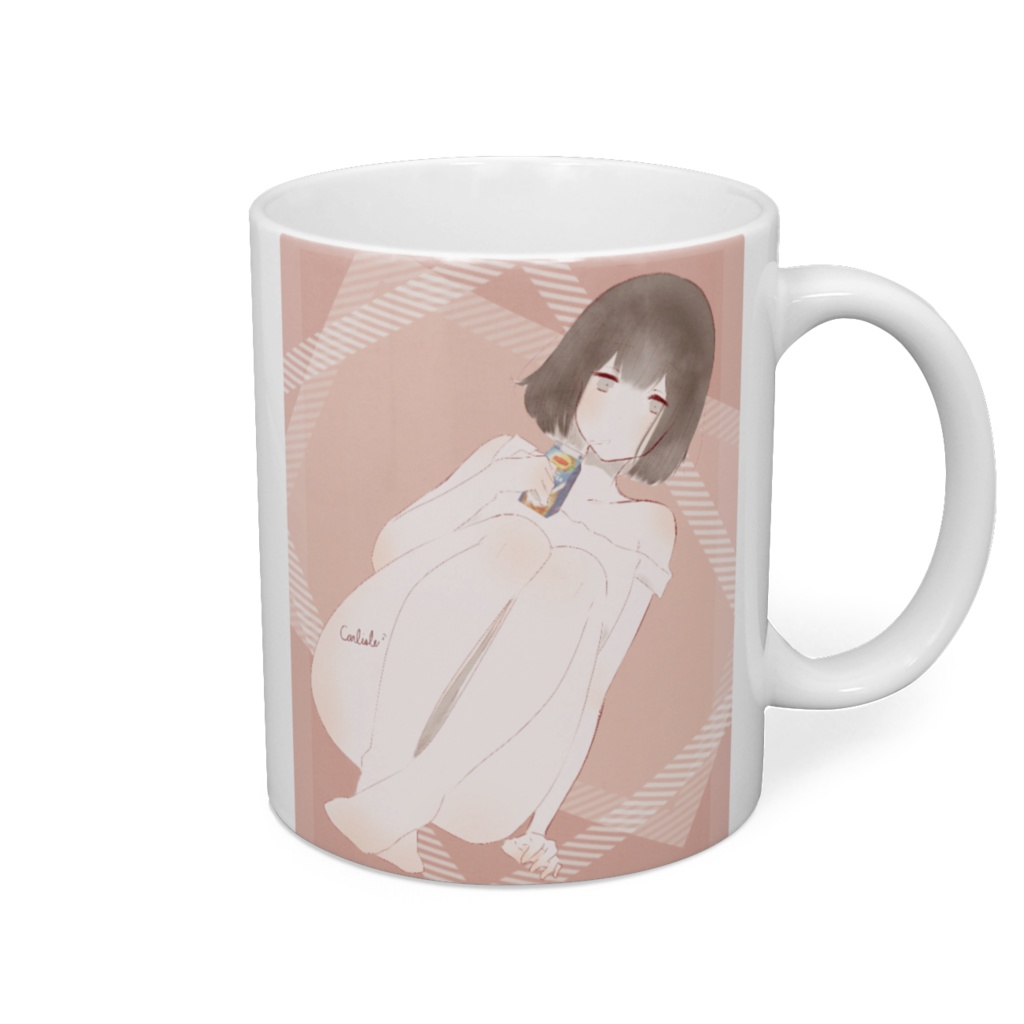 気だるそうなお姉さんwithミルクティー