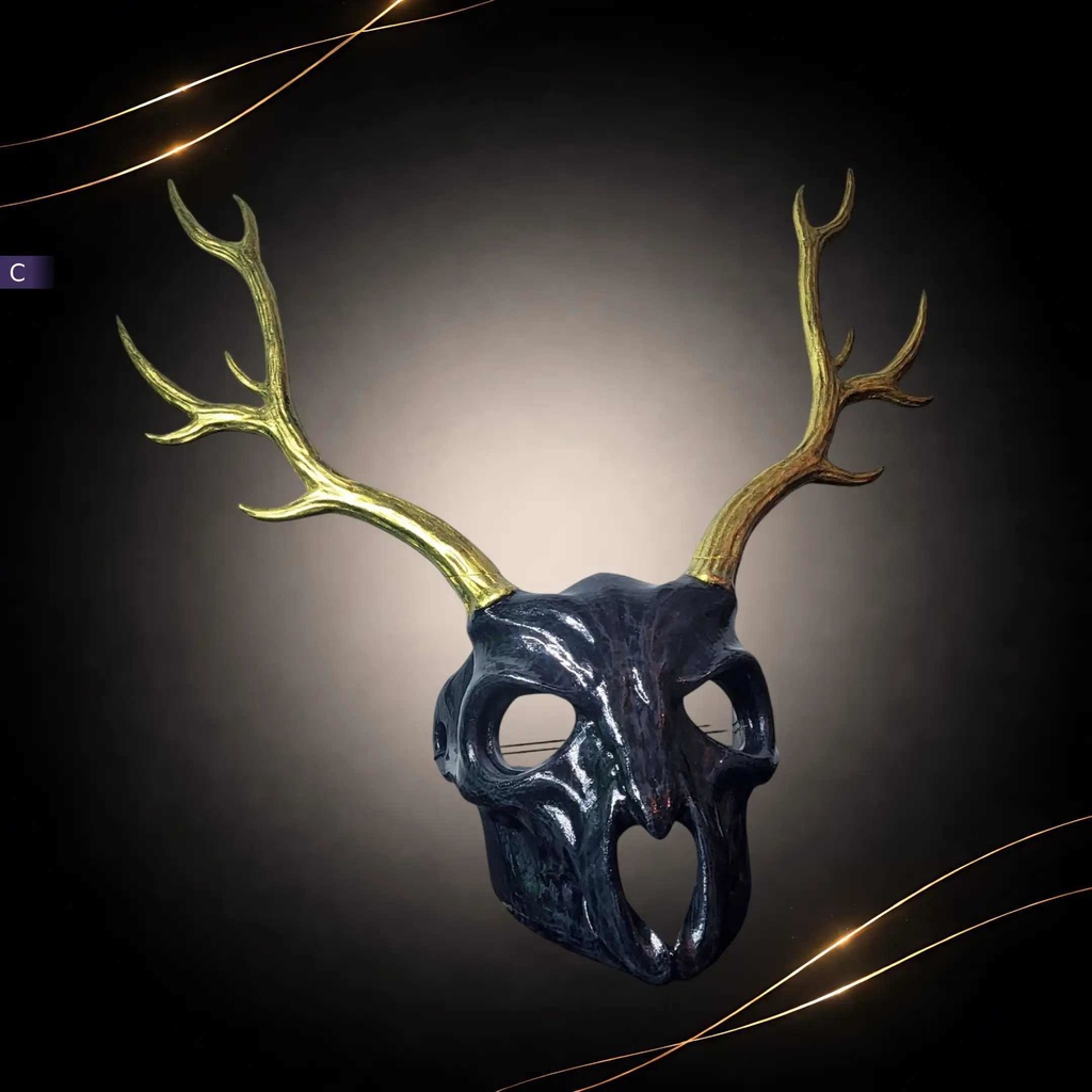 ブラック＆ゴールド仕様 ウェンディゴマスク