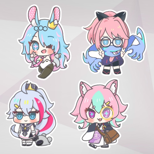 アストラルパーティー ステッカー （全4種）