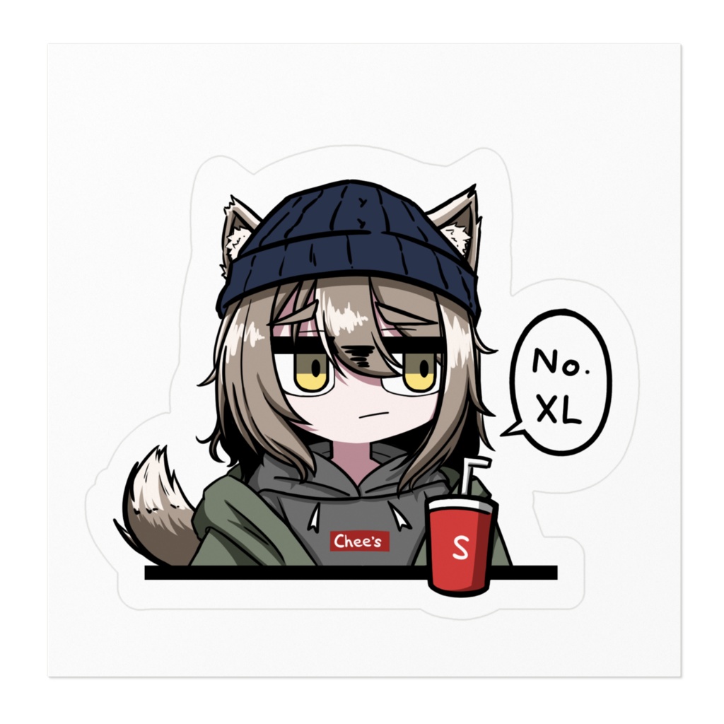 きにくわん ステッカー