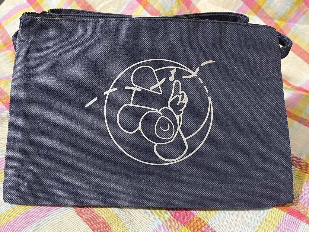 ミニサコッシュ　ハート柄