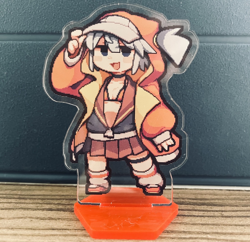 あかみそちゃん ドットアクリルスタンド