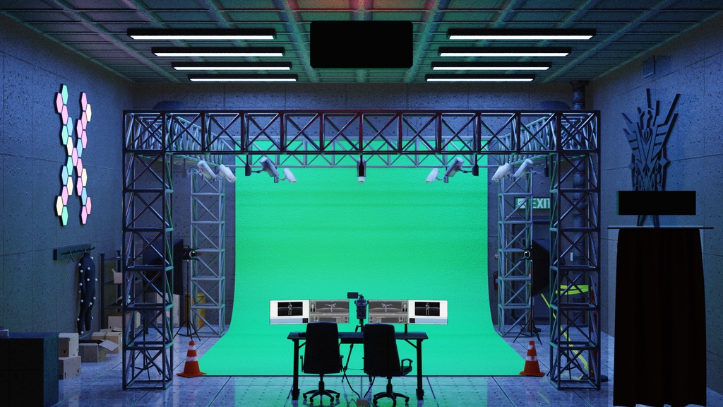 モーションキャプチャー　スタジオ　MMD　ステージ Mocap Studio Stage