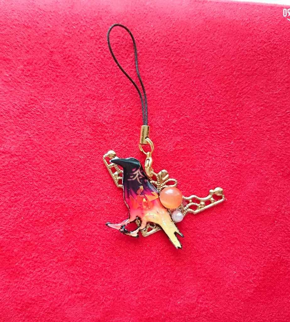 鬼滅の刃 鎹烏ストラップ(煉獄杏寿郎・宇髄天元)