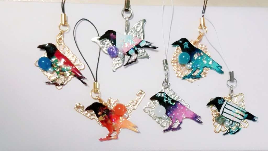 鬼滅の刃 鎹烏ストラップ(伊黒小芭内・時透無一郎)