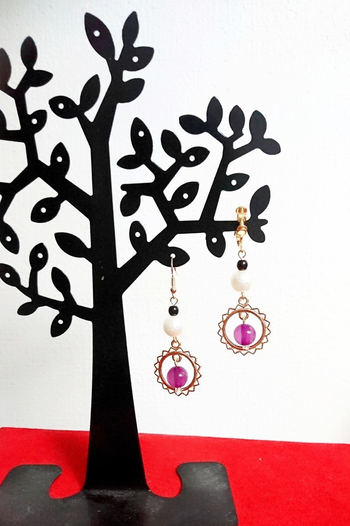 Dr.STONE あさぎりゲン風イヤリング・ピアス