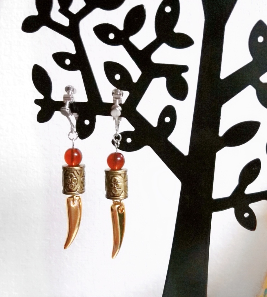 Dr.STONE 獅子王司 イメージ イヤリング・ピアス(二種)