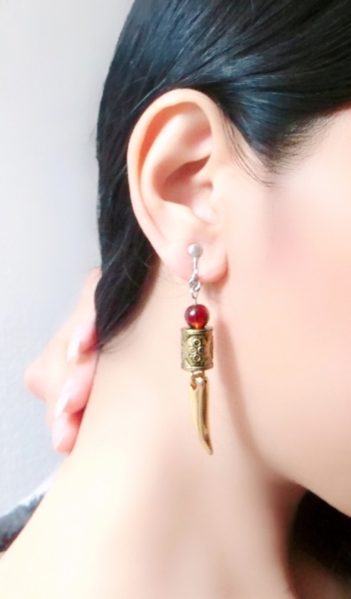 Dr.STONE 獅子王司 イメージ イヤリング・ピアス(二種)