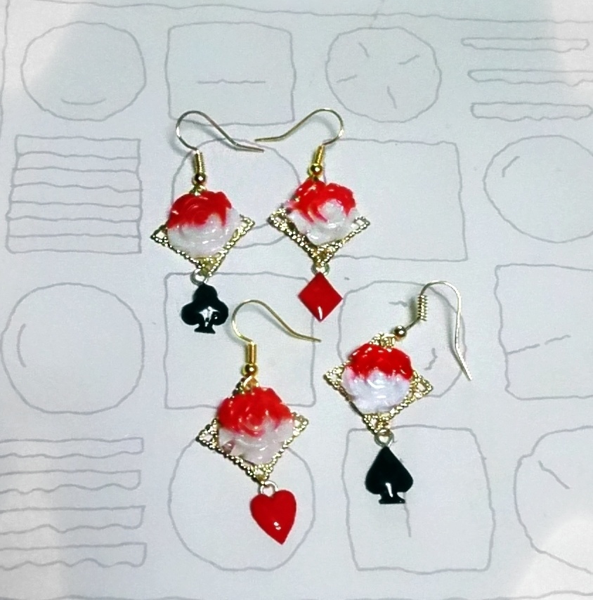 ツイステ ハーツラビュル ピアス・イヤリング(片耳)