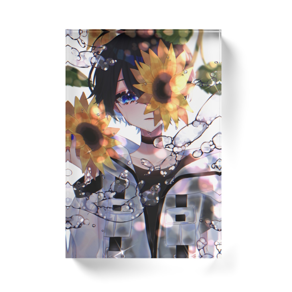 アクリルブロック『あなただけを見つめる』