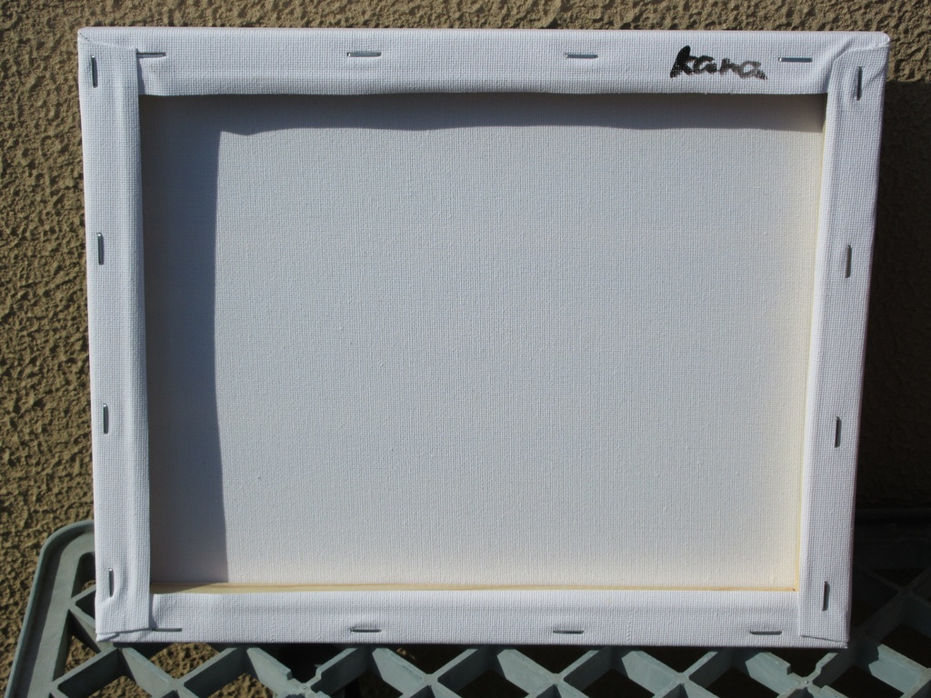 アクリル画 川面のきらめき