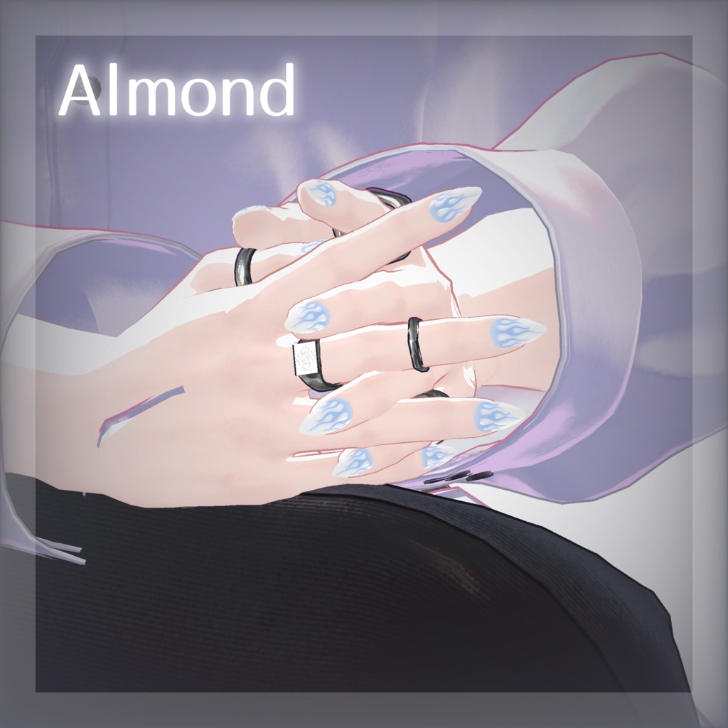 💚 狛乃(Komano)専用 💚 Hand + Foot_fire nail material