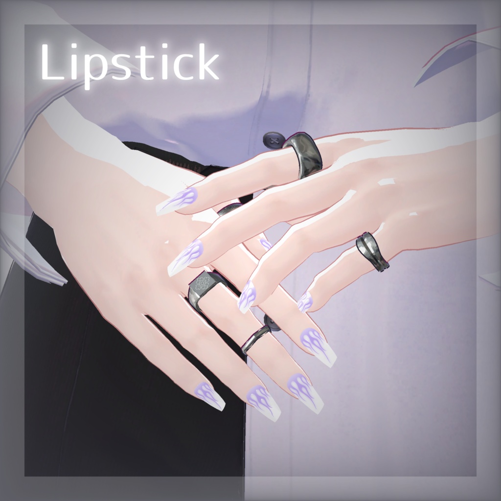 💚 狛乃(Komano)専用 💚 Hand + Foot_fire nail material