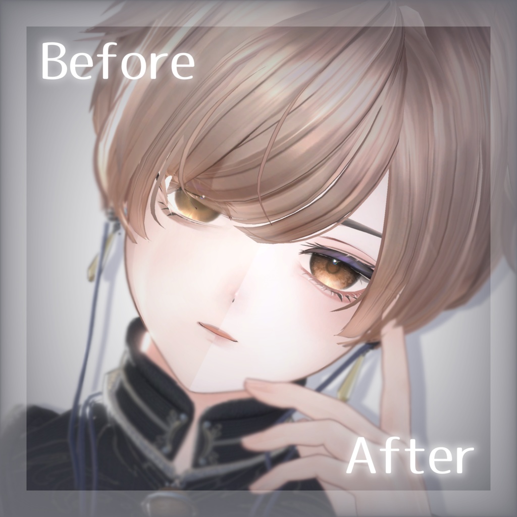 💚 4アバター対応 💚signalize_Eye & Makeup Texture