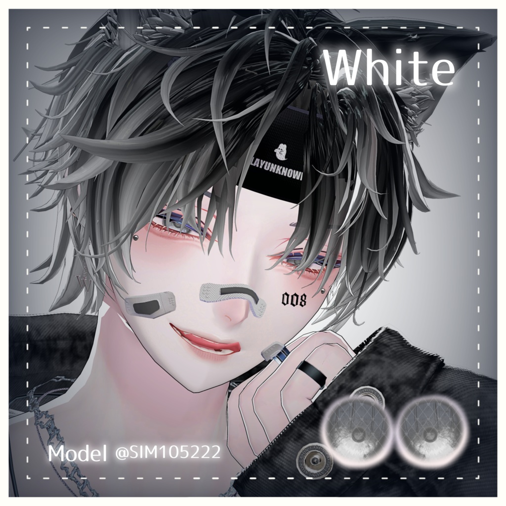 💚 4アバター対応 💚signalize_Eye & Makeup Texture