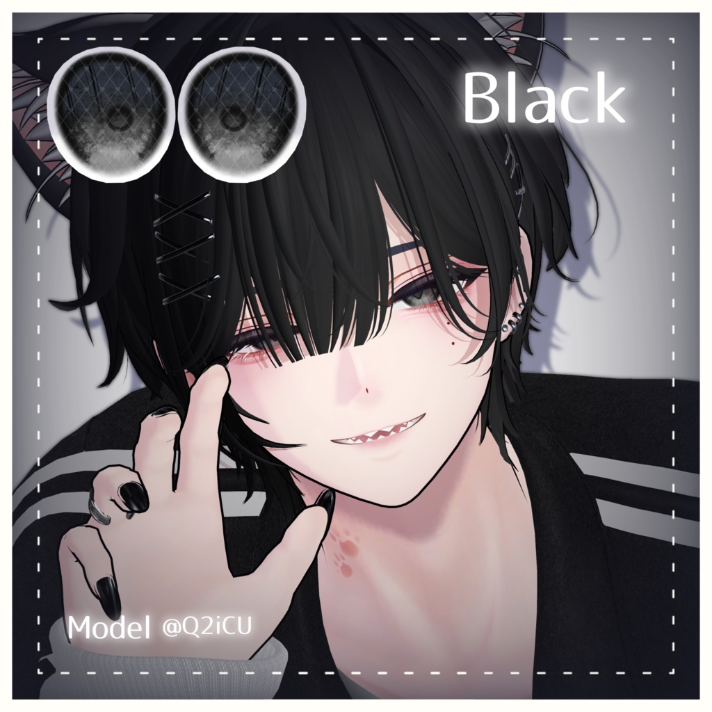 💚 4アバター対応 💚signalize_Eye & Makeup Texture