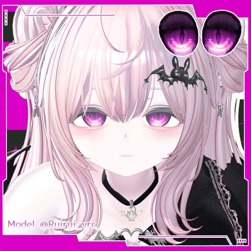 💚 3アバター対応 💚 signalize.9_Eye & Make up Texture + PSD