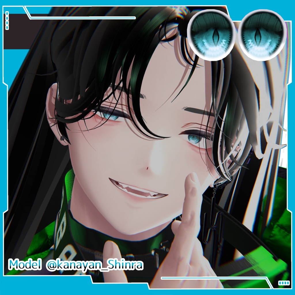 💚 3アバター対応 💚 signalize.9_Eye & Make up Texture + PSD