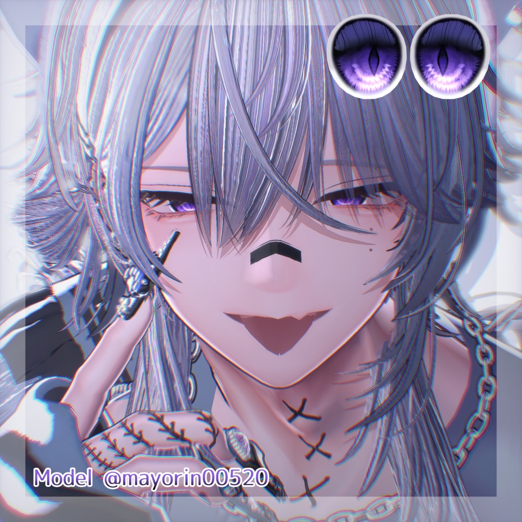 💚 3アバター対応 💚 signalize.9_Eye & Make up Texture + PSD