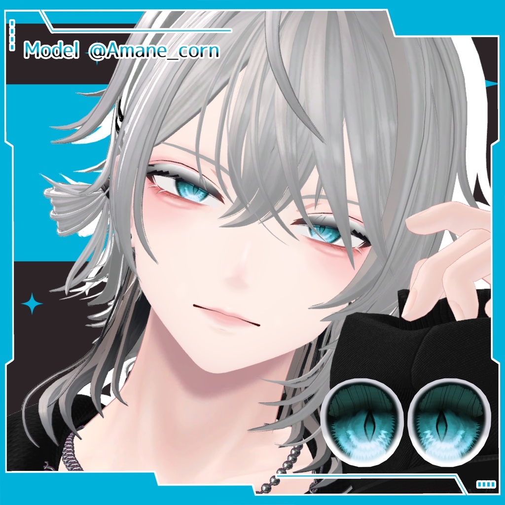 💚 3アバター対応 💚 signalize.9_Eye & Make up Texture + PSD