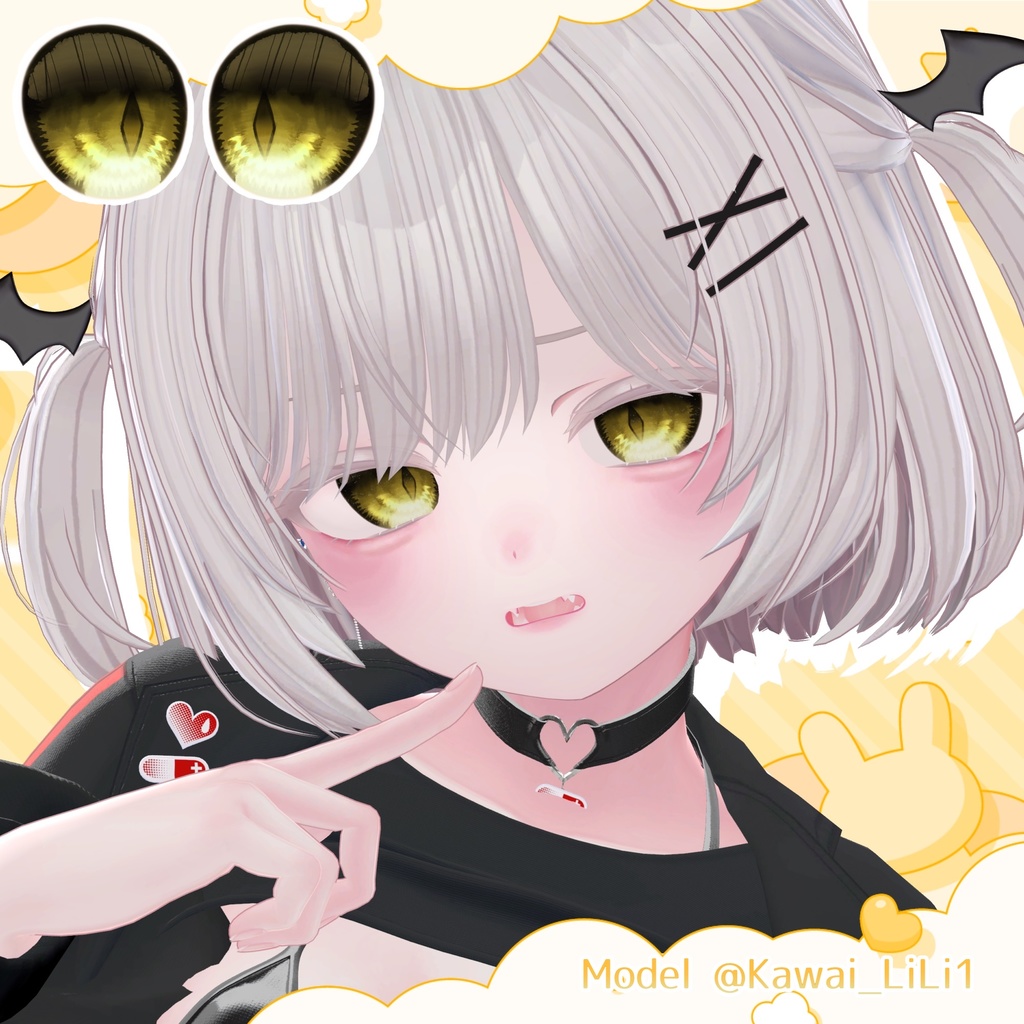 💚 3アバター対応 💚 signalize.9_Eye & Make up Texture + PSD