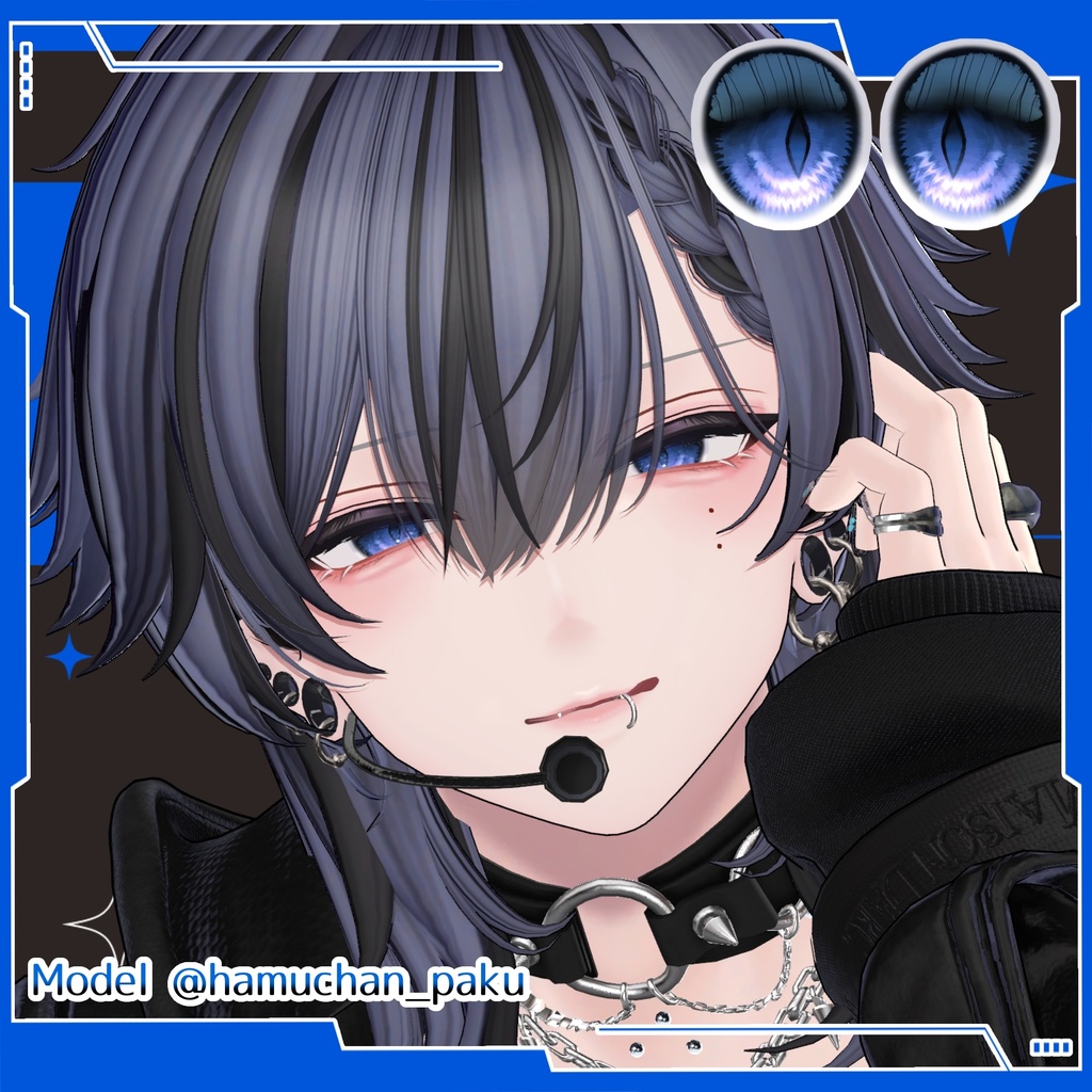 💚 3アバター対応 💚 signalize.9_Eye & Make up Texture + PSD