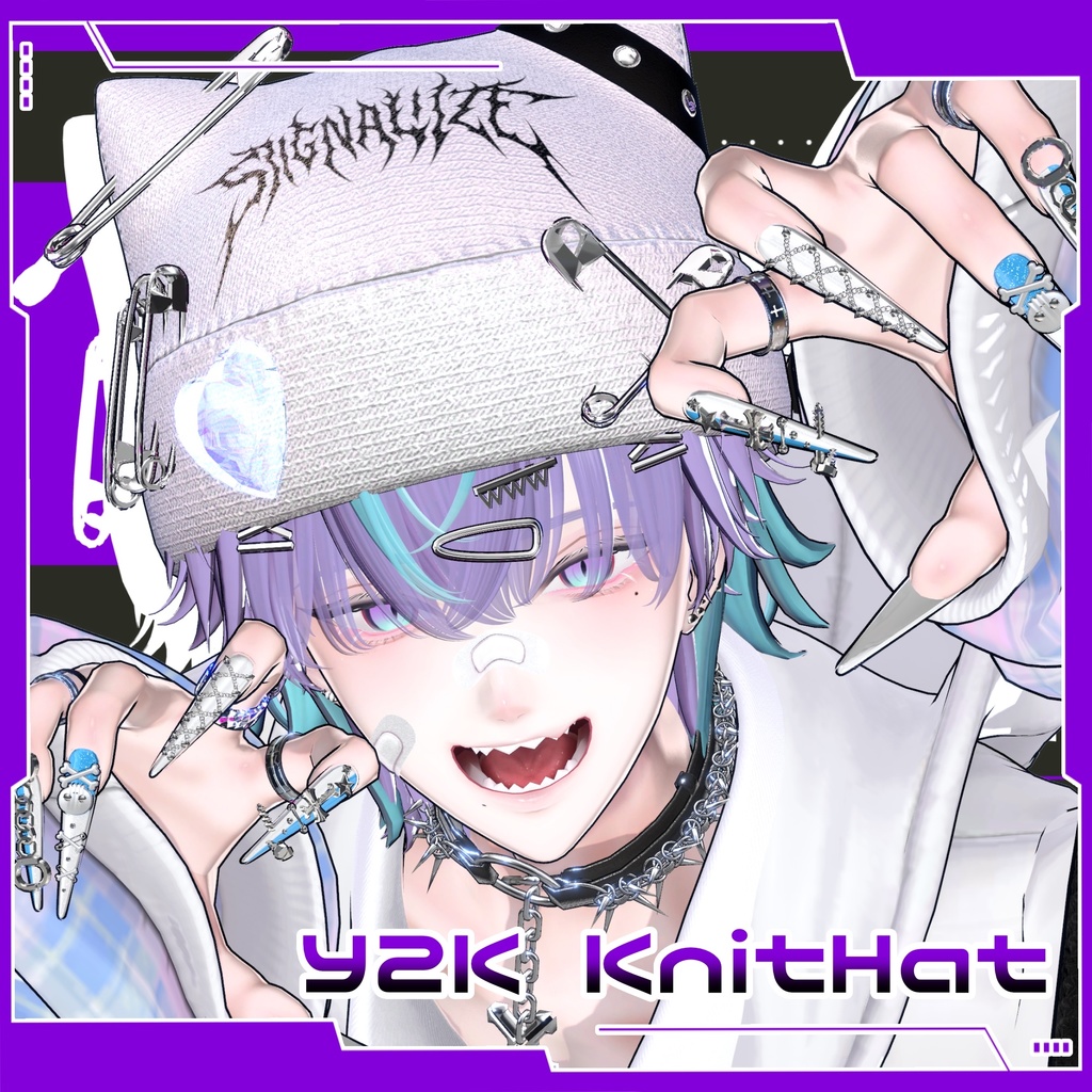 💚5アバター対応💚 Y2K Knit Hat