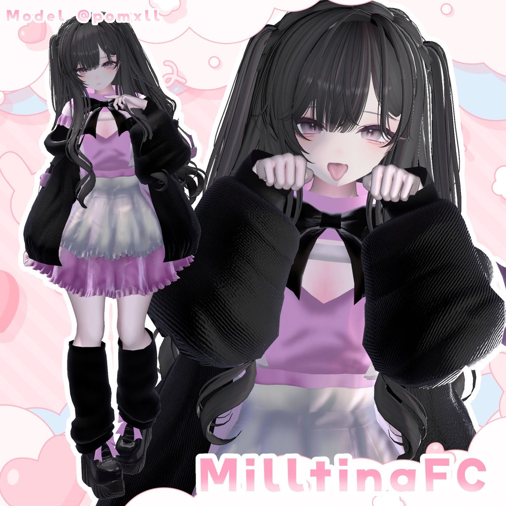 💚6アバター対応💚 Noir void maiden