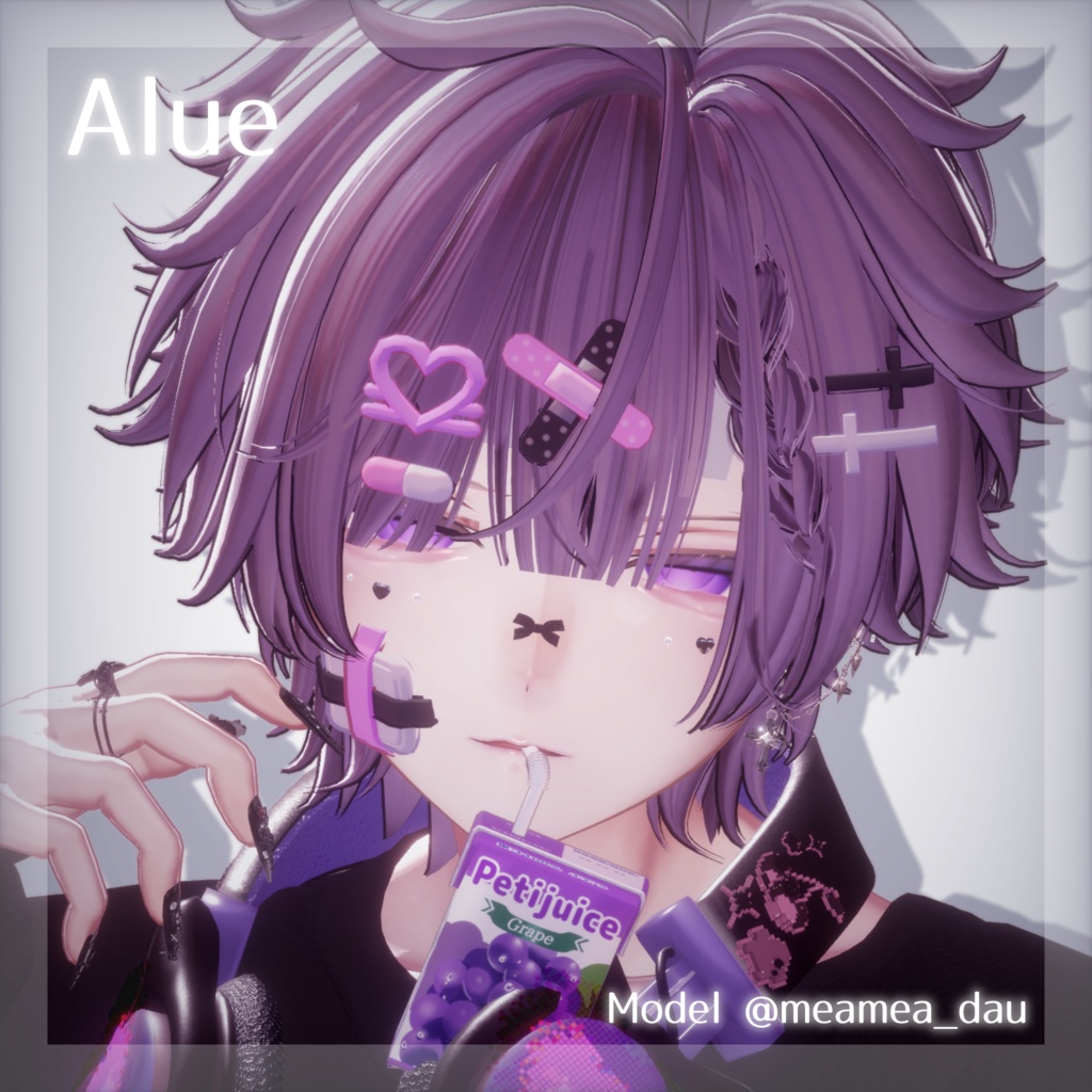 💚 4アバター対応 💚signalize_Eye & Makeup Texture.2