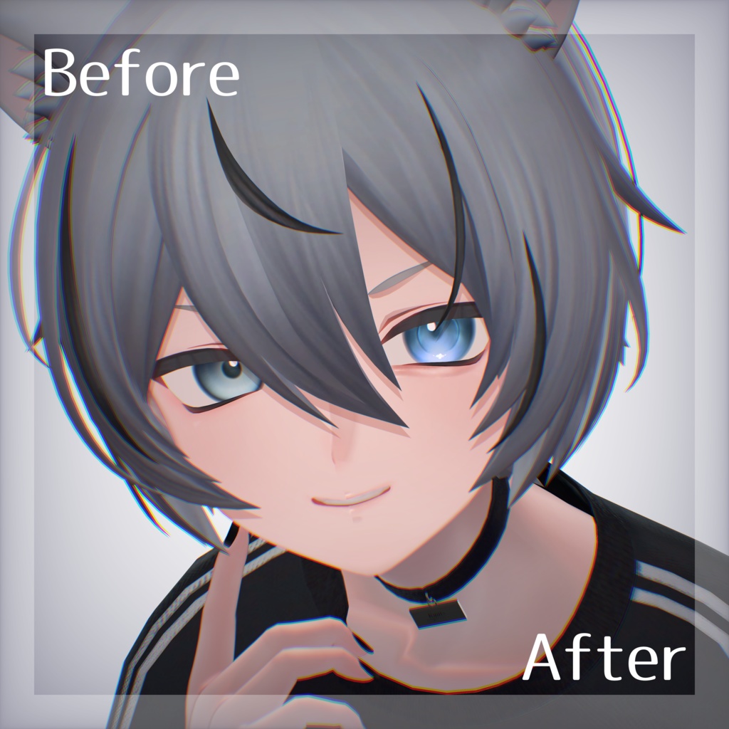 💚 4アバター対応 💚signalize_Eye & Makeup Texture.2