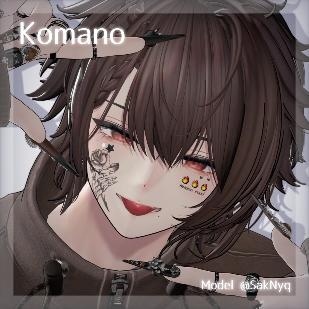 💚 4アバター対応 💚signalize_Eye & Makeup Texture.2