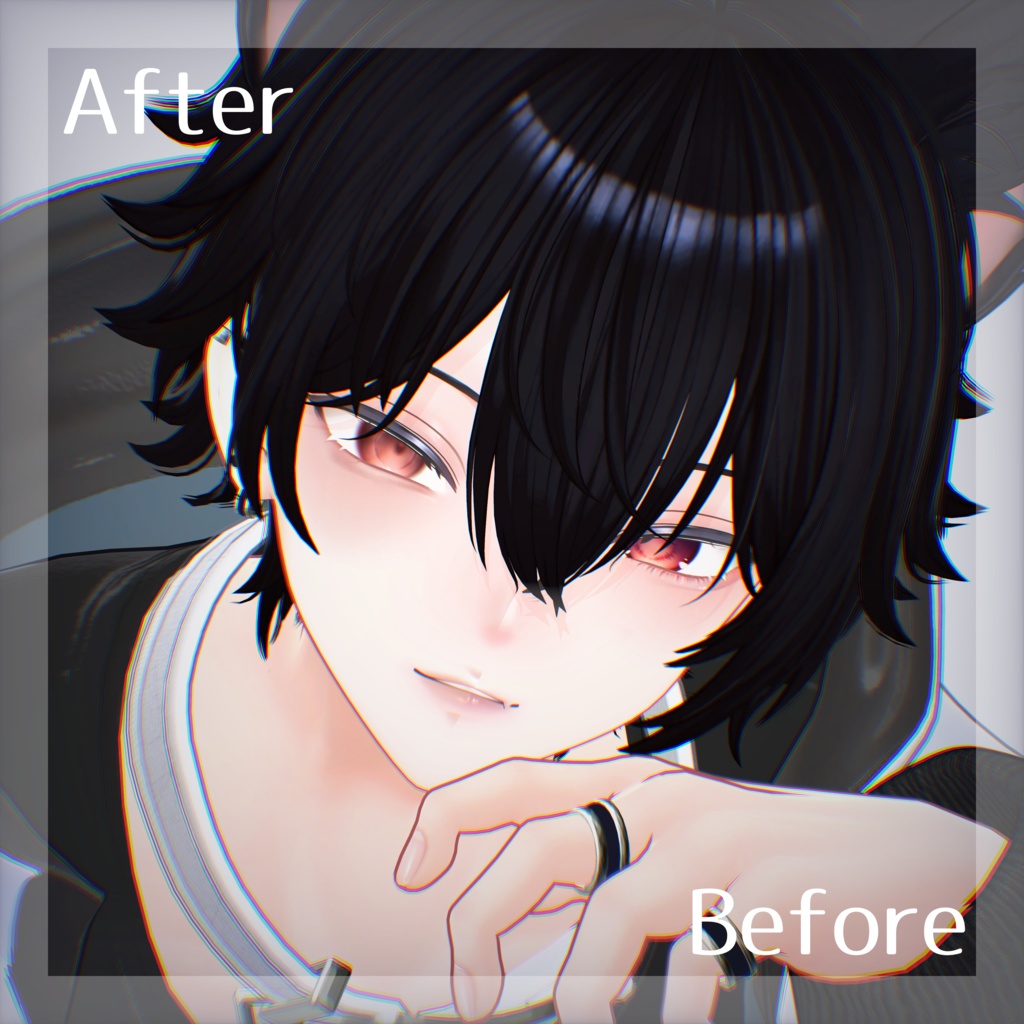 💚 4アバター対応 💚signalize_Eye & Makeup Texture.2