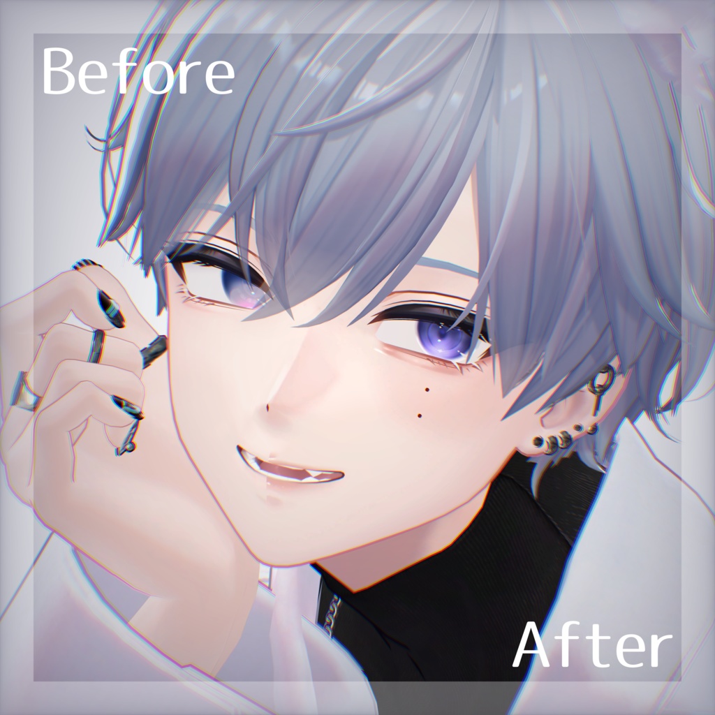💚 4アバター対応 💚signalize_Eye & Makeup Texture.2