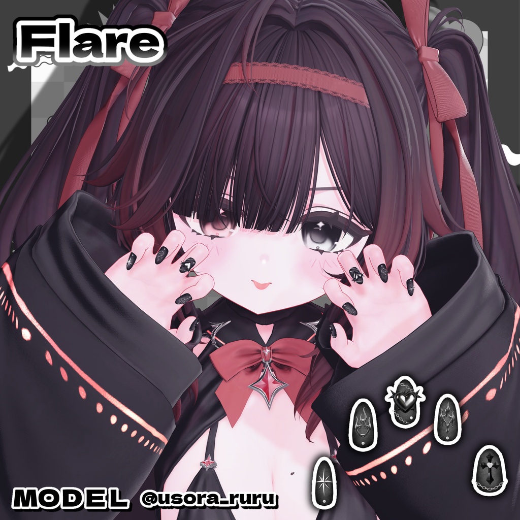 💚 19アバター対応 💚signalize_Nail ( No.1 )