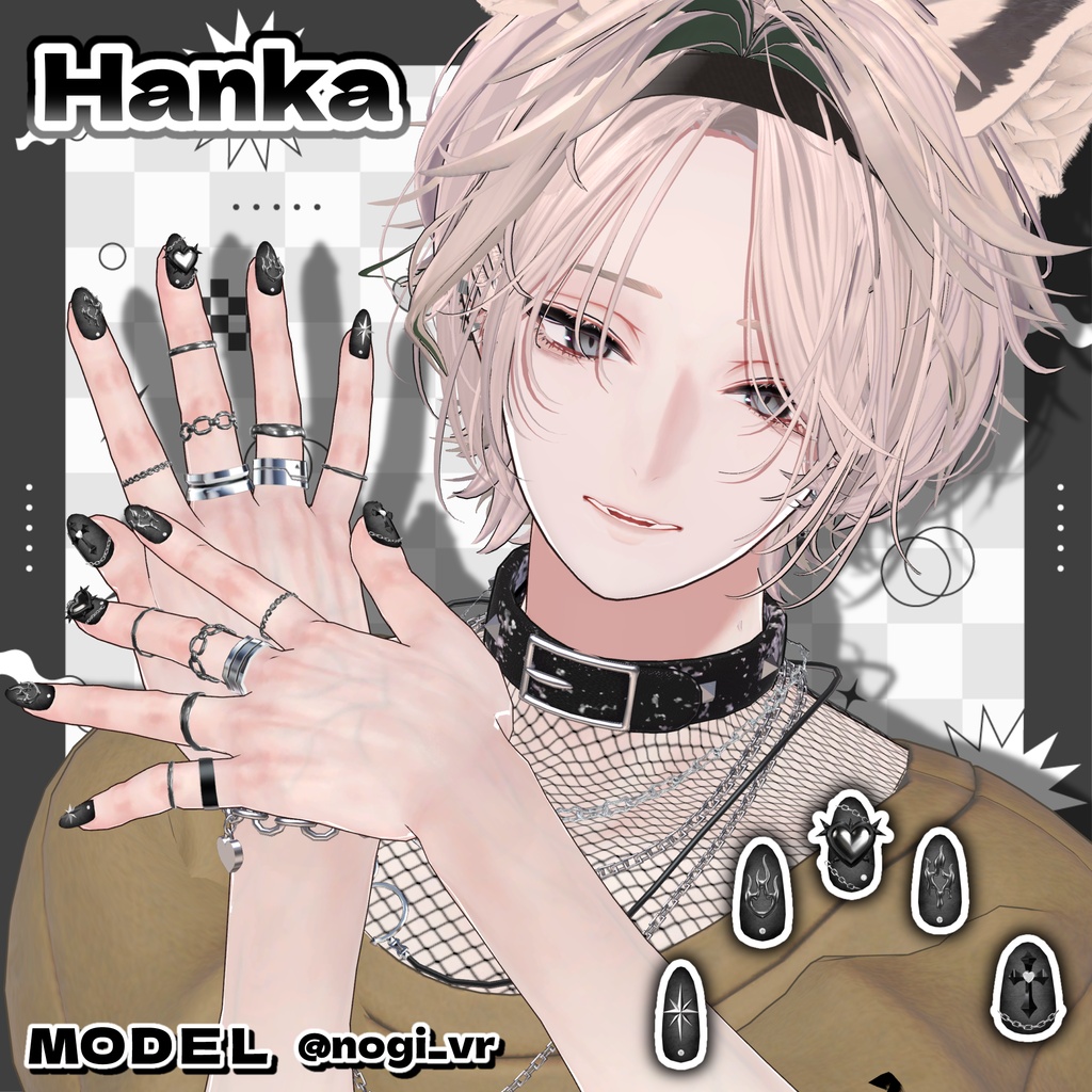 💚 19アバター対応 💚signalize_Nail ( No.1 )