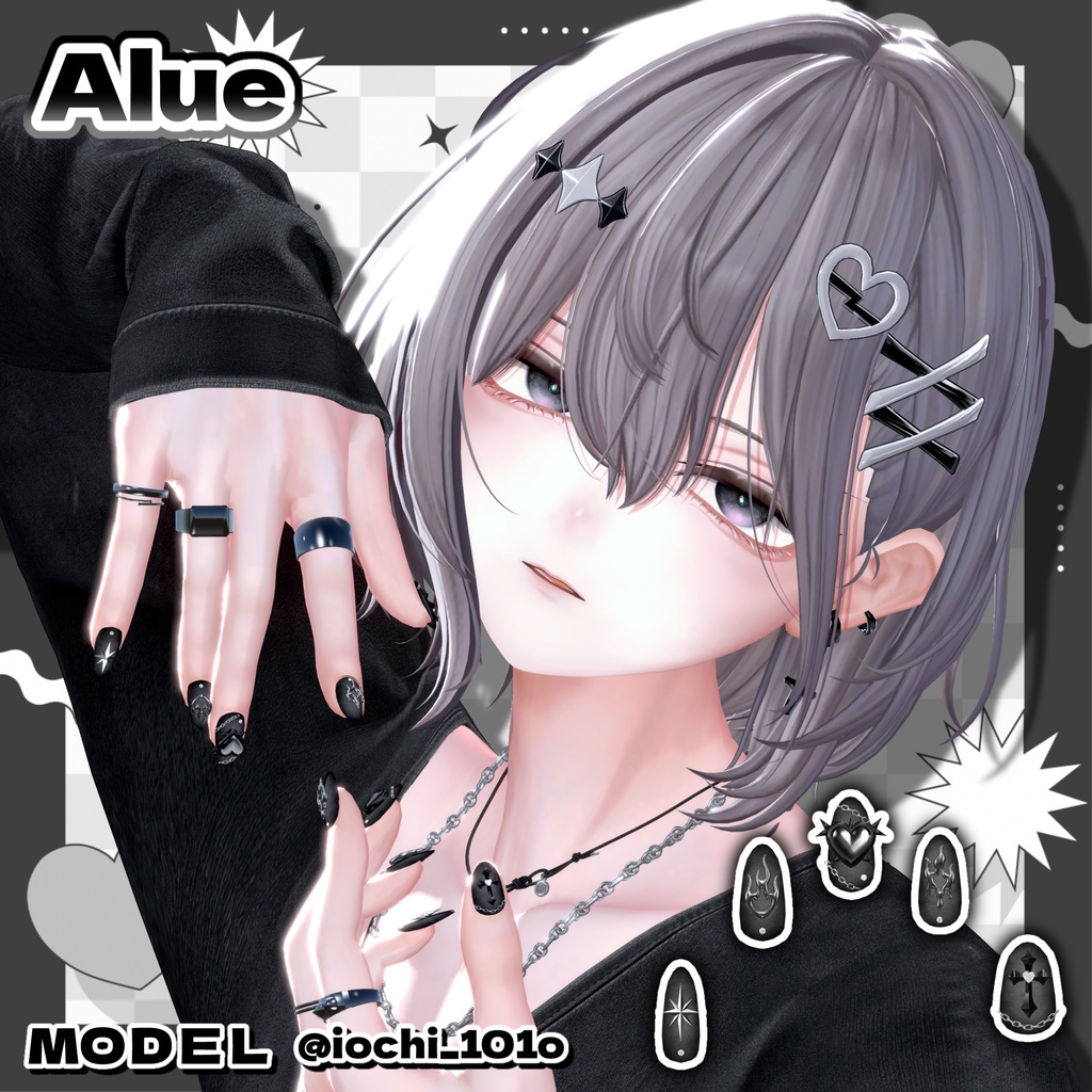 💚 19アバター対応 💚signalize_Nail ( No.1 )
