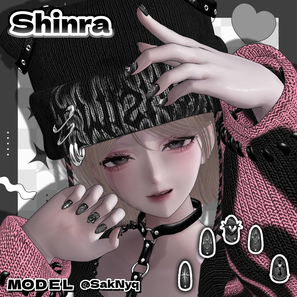 💚 19アバター対応 💚signalize_Nail ( No.1 )