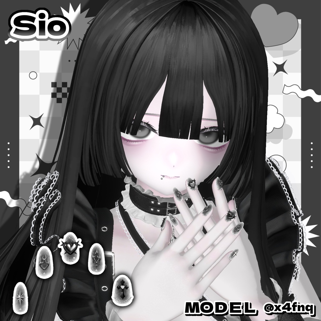 💚 19アバター対応 💚signalize_Nail ( No.1 )