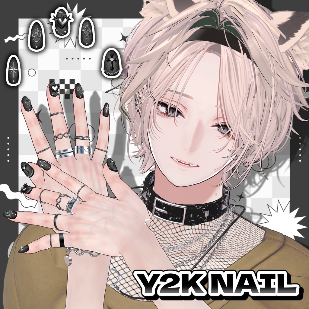 💚 19アバター対応 💚signalize_Nail ( No.1 )